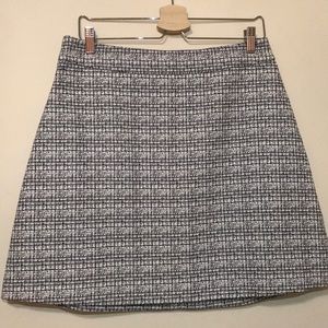 Express A-line tweed mini skirt